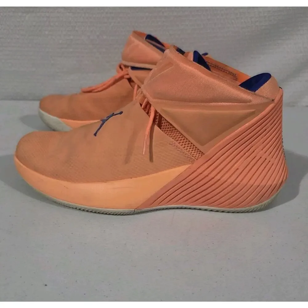 Jordan Why Not Zer0.1 Cotton Shot Sneakers Orange Pulse AA2510-800 Mens Size 11